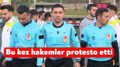 Kocaeli’de Darıca Marmara Osmangazi Spor ile Gebze Birlikspor arasında oynanan