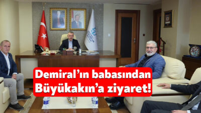 Kocaeli Büyükşehir Belediye Başkanı Doç.Dr.Tahir Büyükakın, Karamürselli Milli Futbolcu Merih