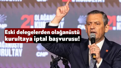 Cumhuriyet Halk Partisi’nin eski delegeleri olan Yılmaz Özkanat ve Hatip
