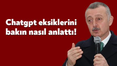 Yapay zeka uygulaması Chatgpt, Kocaeli Büyükşehir Belediye Başkanı Tahir Büyükakın’ın