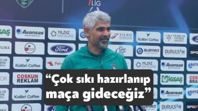 Kocaelispor Teknik Direktörü İsmet Taşdemir, Trendyol 1. Lig'in 32.