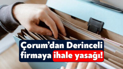 Çorum’un Kargı ilçesindeki Orman İşletme Müdürlüğü Derince’de faaliyetlerini sürdürmekte olan