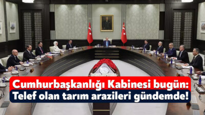 Cumhurbaşkanı Recep Tayyip Erdoğan’ın başkanlığındaki kabine bugün Beştepe’deki Cumhurbaşkanlığı Sarayı’nda