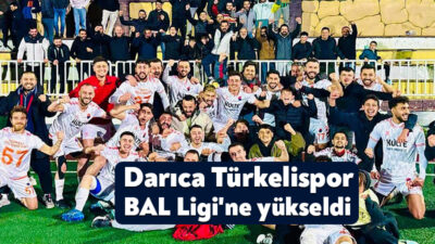 Kocaeli'nin Darıca ilçesini temsil eden Darıca Türkelispor, Süper Amatör Lig