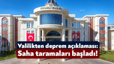 Marmara Denizi Silivri açıklarında bugün 6.2 büyüklüğünde deprem meydana geldi.