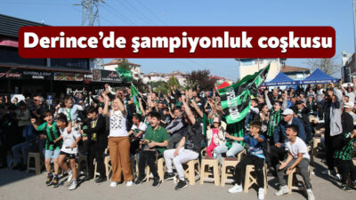 Süper Lig’e yükselmeyi garantileyen Kocaelispor’un Esenler Erokspor ile oynadığı müsabakayı