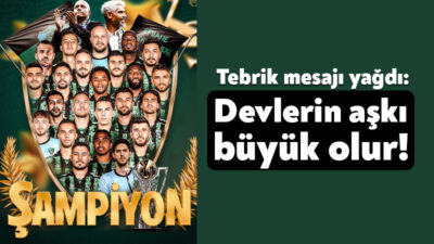 Trendyol 1.Lig’de şampiyon olarak 16 yıl sonra Süper Lig’e yükselen