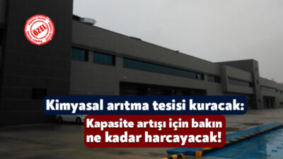 EAE Elektrik Asansör Endüstri Şirketi, Dilovası OSB’deki kimyasal arıtma tesisinde