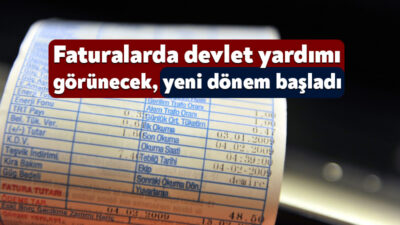 Enerji Piyasası Düzenleme Kurumu’nun elektrik faturalarına yönelik olarak başlattığı düzenleme