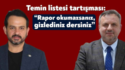 CHP İzmit İlçe Başkanı Gökhan Ercan, doğrudan temin listesinin verilmemesi