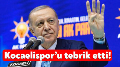 Cumhurbaşkanı Recep Tayyip Erdoğan, sosyal medya hesabından yaptığı paylaşımla Kocaelispor’un