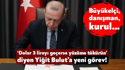 Cumhurbaşkanı Recep Tayyip Erdoğan’ın imzasıyla yapılan atamalar Resmi Gazete’de yayınlanarak