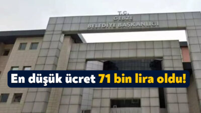 Gebze Belediyesi’nde ocak ayında başlayan toplu iş sözleşmelerinde bugün anlaşma