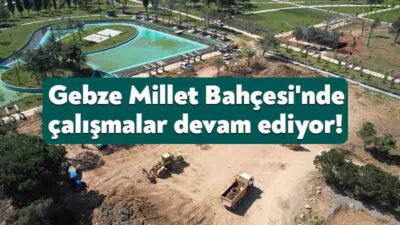 Büyükşehir Belediyesi, Kocaeli’ne nefes aldıran “Millet Bahçesi” projeleriyle yeşil alan