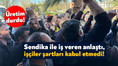 Başiskele’de faaliyetlerini sürdüren Özka Lastik’te greve 2 saat kala sendika