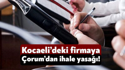 Çorum Belediyesi, Darıca’da faaliyetlerini sürdürmekte olan Gürkök Otomotiv Şirketi’ni 1