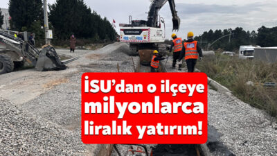 Kocaeli Büyükşehir Belediyesi İSU Genel Müdürlüğü, Çayırova’ya 6.220 metre uzunluğunda