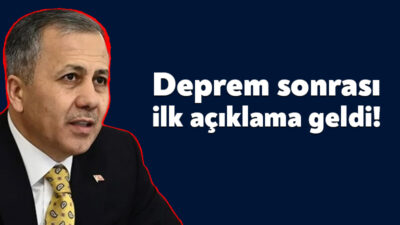 Marmara Denizi Silivri açıklarında 6.2 büyüklüğünde deprem meydana geldi. İçişleri