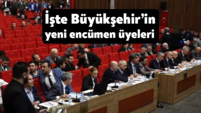 Kocaeli Büyükşehir Belediye Meclisi’nde yeni encümen üyelerinin seçimi yapıldı ve