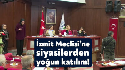 İzmit Belediyesi’nin nisan ayı meclis toplantısı Belediye Başkanı Fatma Kaplan