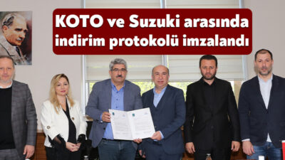 Kocaeli Ticaret Odası, Suzuki Çobanoğlu ile indirim protokolü imzaladı.