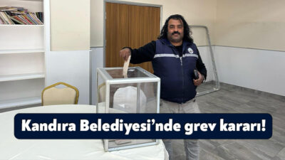 Kandıra Belediyesi’nde işçi ve iş veren temsilcisi arasında devam eden