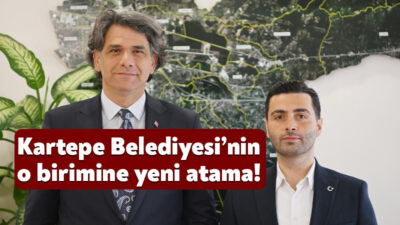 Kartepe Belediyesi Fen İşleri Müdürlüğü görevine İnşaat Mühendisi Tolga Öner