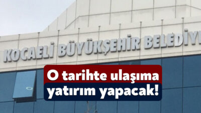 Kocaeli Büyükşehir Belediyesi deniz ulaşımında kullanılmak üzere 1 adet yolcu