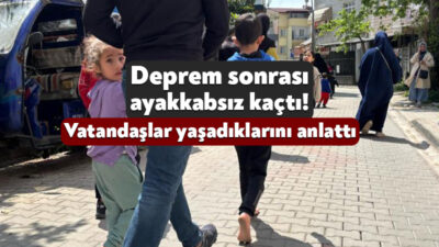 İstanbul merkezli meydana gelen 6,2 büyüklüğündeki deprem Kocaeli'den de hissedildi.