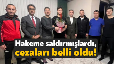 Kocaeli’de amatör ligdeki U-18 maçında hakeme fiziki saldırıda bulunarak kaburgalarında