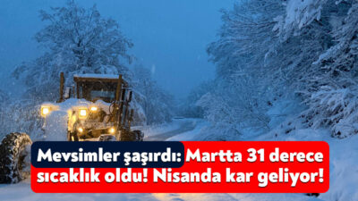 Kocaeli’de ve Türkiye genelinde mevsimlerin resmen şaşırdı. Mart ayında termometrelerin