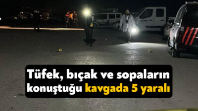 Kocaeli’nin Darıca ilçesinde iki grup arasında çıkan kavgada pompalı tüfek,