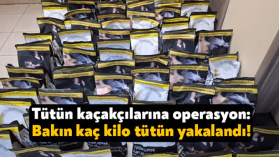Kocaeli'de iş yeri ve araçta yapılan aramalarda 100 kilogram kaçak