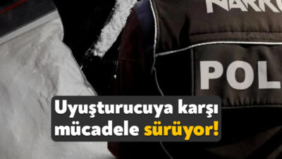 Kocaeli’de emniyet ve jandarma ekipleri tarafından bir hafta boyunca uyuşturucuya