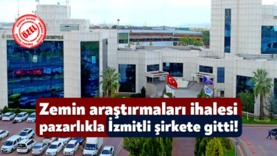 Kocaeli Büyükşehir Belediyesi, kent genelindeki zemin etüt işlerinin hazırlanması için