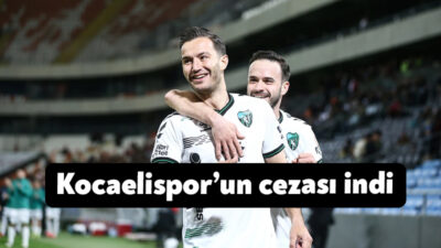 Kocaelispor'un Sakaryaspor maçının ardından aldığı iki maç saha kapatma cezasının