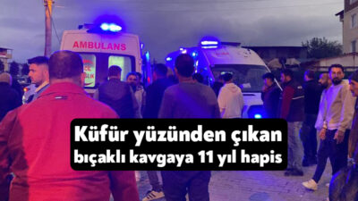 Kocaeli'nin Kartepe ilçesinde iki arkadaş grup arasında sokak ortasında çıkan