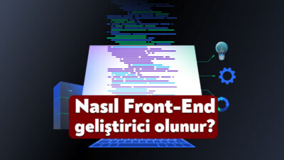 Front -End, web tasarım olarak internet dünyasında yerini alır. Bu