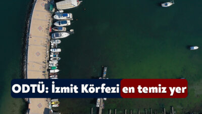 ODTÜ, Marmara Denizi içinde en temiz yerin, İzmit Körfezi olduğunu