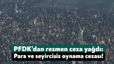 Profesyonel Futbol Disiplin Kurulu, Kocaelispor’a resmen ceza yağdırdı. Türkiye’ye örnek