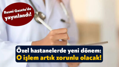 Ayakta teşhis ve tedavi yapılan özel sağlık kuruluşları hakkında yönetmelik