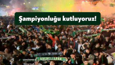Karagümrük, dün Boluspor’a yenilip puan kaybedince, Kocaelispor’un şampiyonluğu matematiksel olarak
