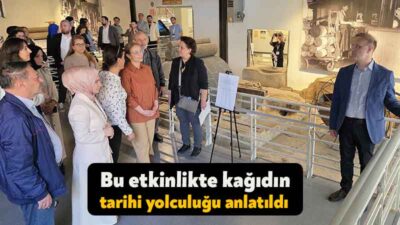 SEKA Kağıt Müzesi'nde düzenlenen etkinlikte, kağıtçılığın geçmişten bugüne yolculuğu anlatıldı