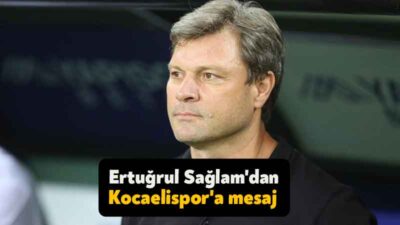 Kocaelispor'da sezon başı kadro planlamasını yapan ve ilk 16 hafta