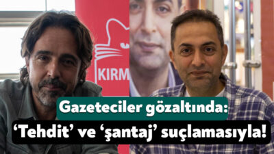 Gazeteciler Timur Soykan ve Murat Ağırel bugün sabah saatlerinde gözaltına