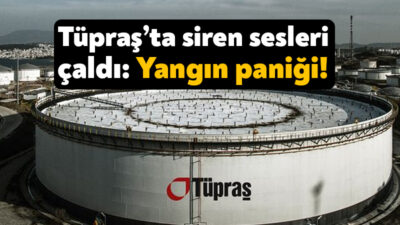 Türkiye’nin en büyük fabrikası olan Tüpraş’ta siren sesleri çaldı. Fabrikaya