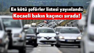 İçişleri Bakanlığı’nın trafik cezaları üzerinden yaptığı değerlendirmeye göre, Türkiye’nin en