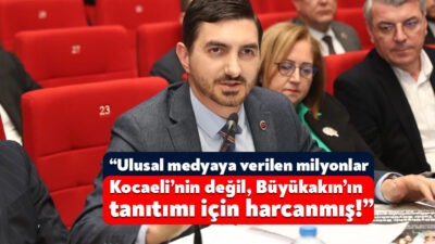 CHP’li meclis üyesi Mehmet Nazım Gençtürk, Kocaeli Büyükşehir Belediyesi’nin ulusal
