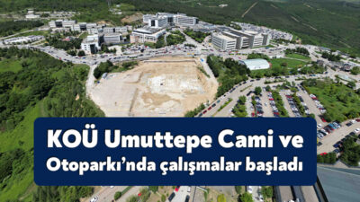 Büyükşehir, Umuttepe Kampüsü’nde yer alan cami ve otopark projesinde çalışmalara