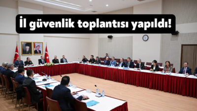 Kocaeli’deki huzur ve güven ortamının korunması ve sürdürülmesi için düzenlenen